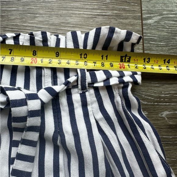 Mayoral Girls High Waist Paper‎ Boy Mayoral Navy Stripe Pleated Pants Size 14 - Picture 11 of 12